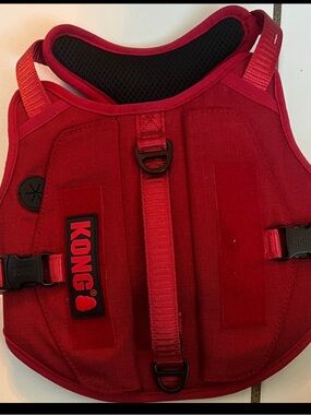 KONG red Padded Harness - Secure Comfort